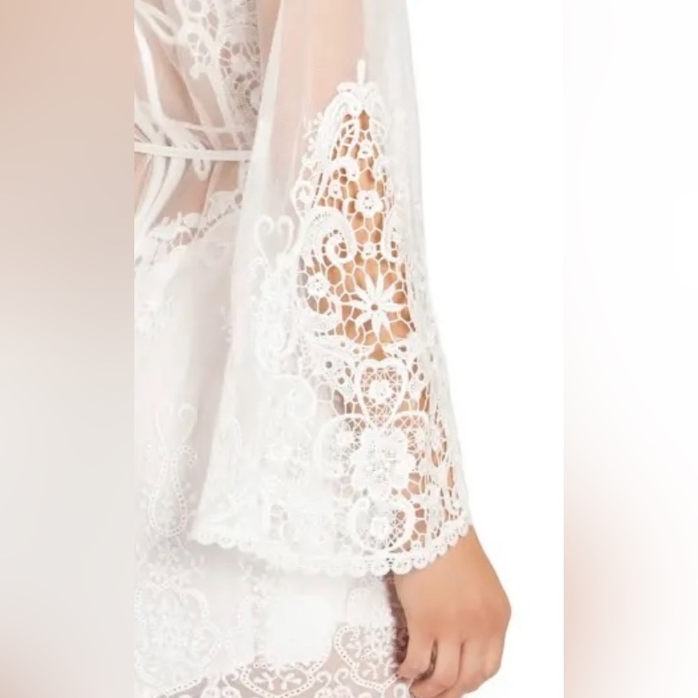 In Bloom Sheer Lace Robe - Picture 2 of 4